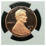 2015 S ULTRA CAM PENNY 1C PF69 NGC