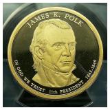 2009 S Polk $1 PR70 ANACS Proof Set