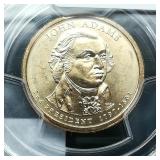 2007 P John Adams $1 MS65 PCGS First Day - Pos A
