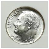 1953 Dime 10c MS66 NGC