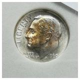 1960 D Dime 10c MS70 SGS