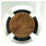 1945 PENNY 1C MS65RD NGC
