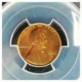 1947 D PENNY 1C MS65RD PCGS
