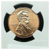 2009 D SMS BRONZE PENNY 1C MS67RD NGC FORMATIVE YE