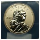 2018 S Sacagawea $1 PR70 ANACS Silver Reverse Day