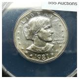 1981 S Susan B Anthony $1 MS63 ANACS