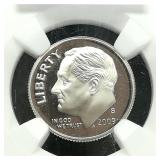2009 S Dime 10c PR70 NGC Ultra Cameo