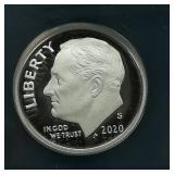 2020 S Dime 10c PF70 ANACS Silver First Strike