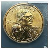 2002 D Sacagawea $1 MS67 ICG