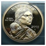 2003 S Sacagawea $1 PR70 ICG DCAM