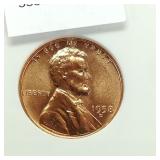 1958 D PENNY 1C MS66RD NGC