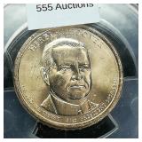 2014 P Hoover $1 MS67 ANACS First Day of Issue