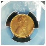 1938 D PENNY 1C MS65RD PCGS