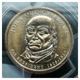 2008 P Adams $1 MS66 PCGS First Day - Pos B