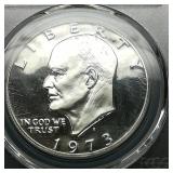 1973 S Eisenhower $1 PR69 DCAM SILVER PCGS