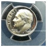 1985 S Dime 10c PR69 PCGS DCAM