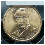 2014 D Harding $1 MS67 ANACS First Day of Issue