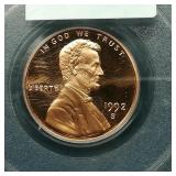 1992 S PENNY 1C PR69RD DCAM PCGS