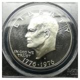 1976 S Eisenhower $1 PR68 DCAM CLAD TYPE 2 PCGS