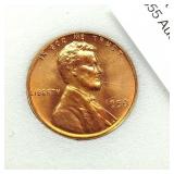 1959 PENNY 1C FULL RED MS69 INB