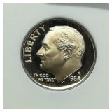 1984 S Dime 10c PF69 NGC Ultra CAM