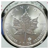 2019 CANADA $5 SILVER COIN MAPLE LEAF