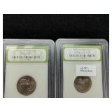 (2) 2005-S Jeff. Nickels PR69 DCAM Bison, W. Water