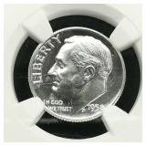 1958 Dime 10c PF68 SGS