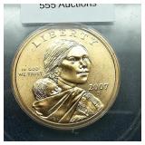 2007 D Sacagawea $1 SP69 ICG Satin Finish