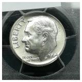 1964 D Dime 10c MS65 PCGS