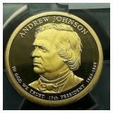 2011 S Johnson $1 PR70 ANACS DCAM First Day