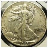 1942 D Walking Liberty 50c