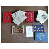 (4) Great Britain Coinage: Florin, Pence,1/2 Crown