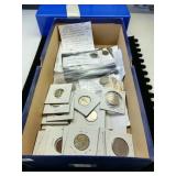 Box Lot of International Coins