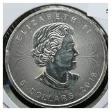 2016 Canada $5 Silver Maple Leaf 1.11 oz.