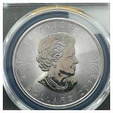 2018 CANADA $5 MS69 PCGS MAPLE LEAF/AG