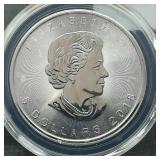 2018 CANADA $5 MS69 PCGS MAPLE LEAD/AG