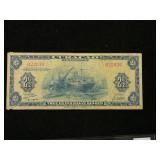 1942 Curaco Muntbiljet $2 1/2 Bill
