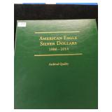 1986-2014 American Silver Dollars (42 Coins)