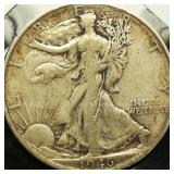 1940 S Walking Liberty 50c