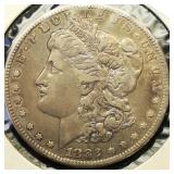 1882 S Morgan Silver Dollar $1 VF CoinSnap