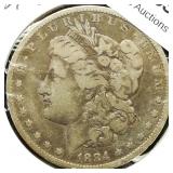 1884 O Morgan Silver Dollar $1