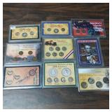 (9) Different Coin Collection Series w Silver