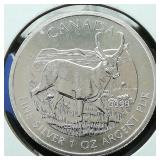 2013 CANADA $5 SILVER COIN ANTELOPE