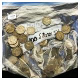 (100) Silver War Nickels