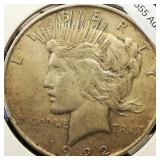 1922 D Peace Dollar $1