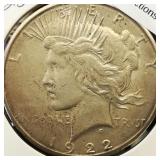 1922 S Peace Dollar $1