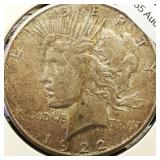1922 S Peace Dollar $1