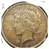 1922 Peace Dollar $1