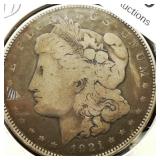 1921 D Morgan Silver Dollar $1